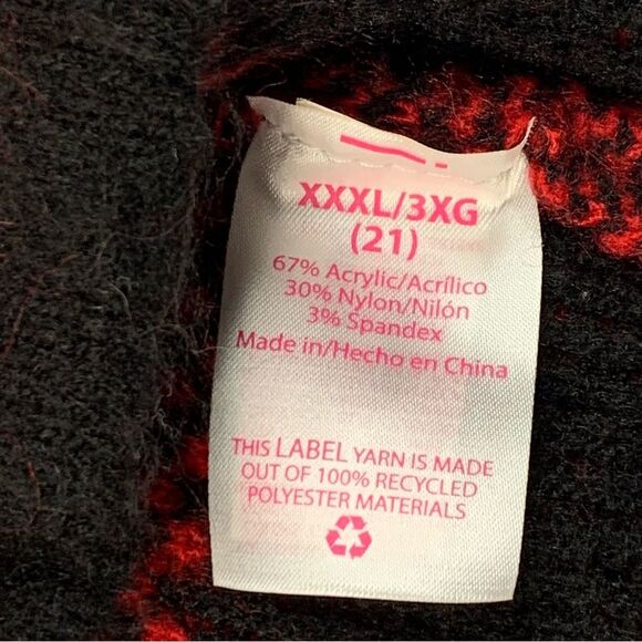 NO BOUNDARIES Juniors’ Pattern Mock Neck Sweater - Picture 9 of 9